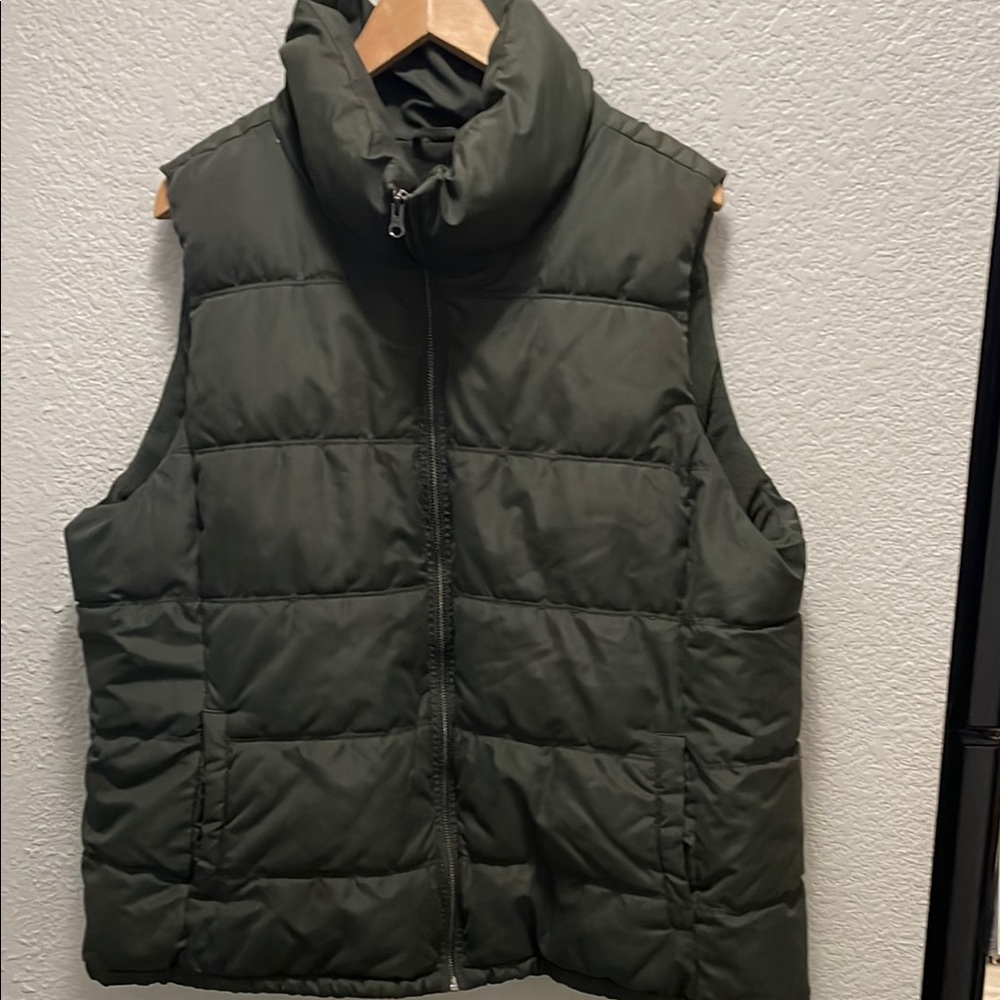 Green Puffer Vest
